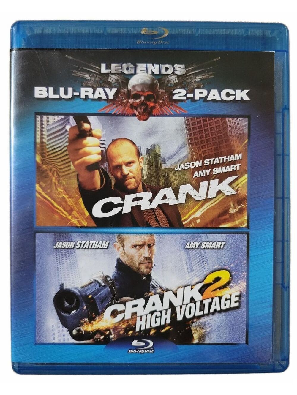 Crank / Crank 2 High Voltage Blu-ray 2006/2009 Jason Statham Amy Smart